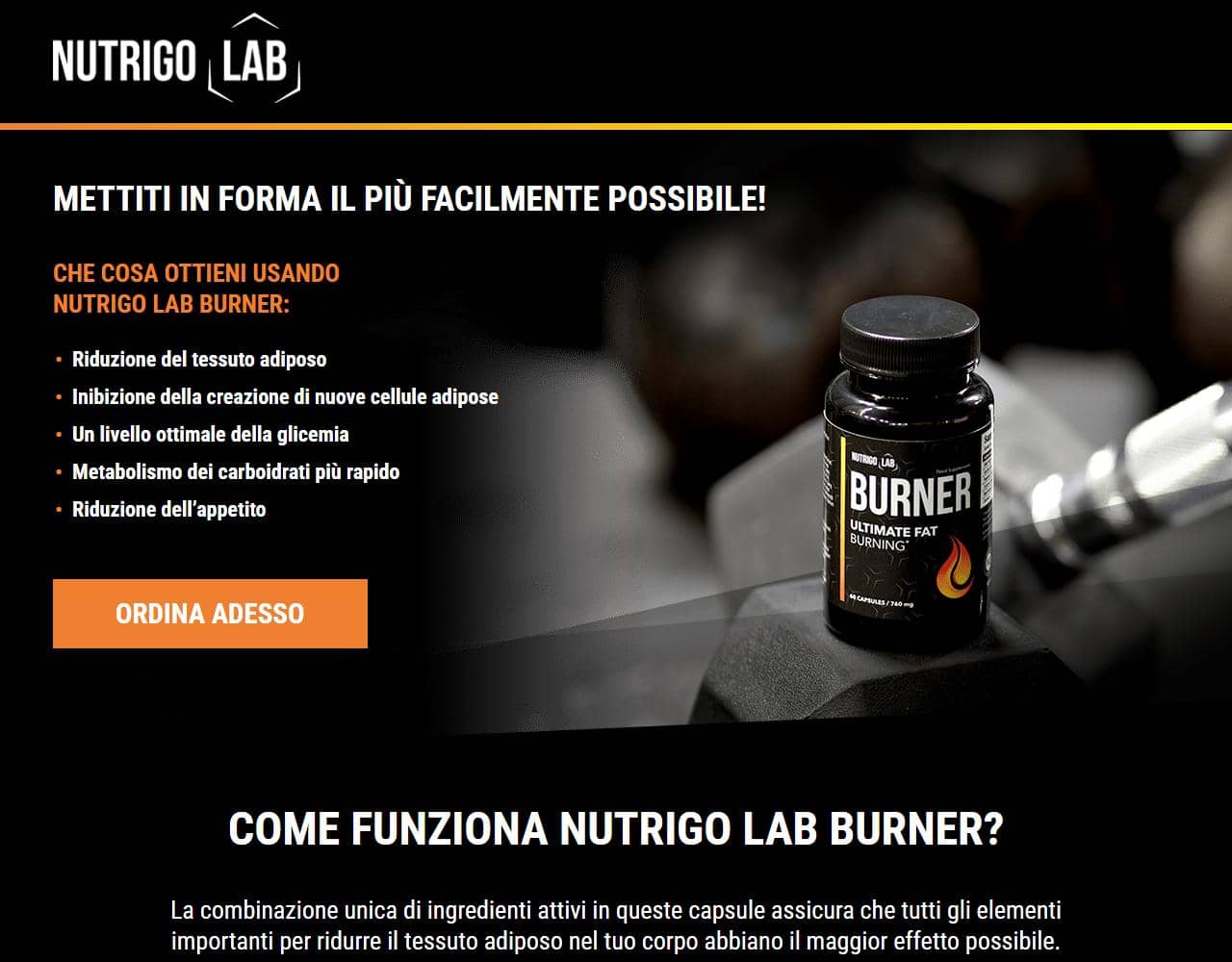 Nutrigo Lab Burner 1